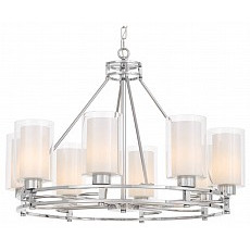 Подвесная люстра lumina deco marietta ldp 8025-8 chr-wt